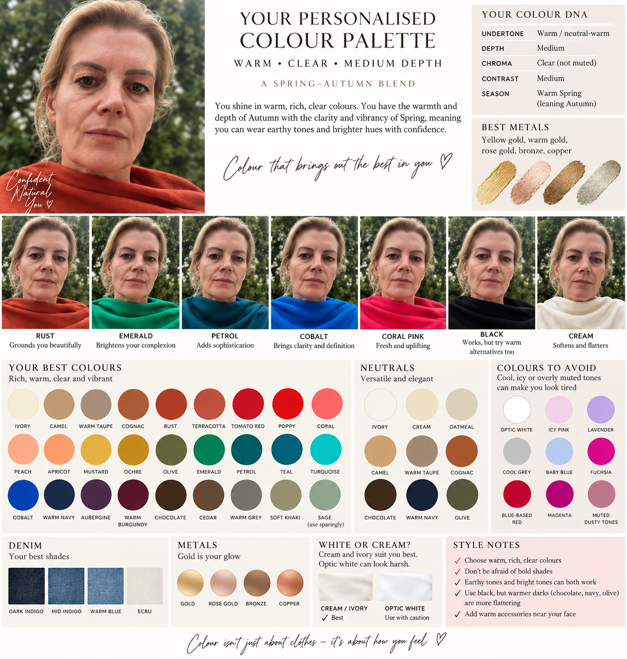 What Colours Suit Me? A Realistic Guide to Seasonal Colour Analysis