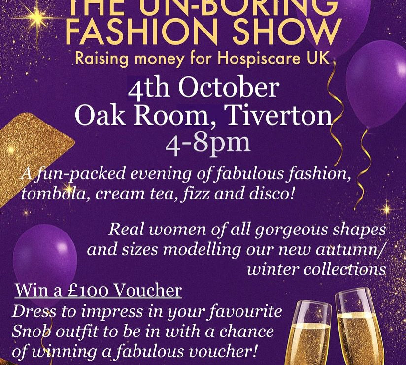 The un-Boring Fashion Show! Secure your Place Now!
