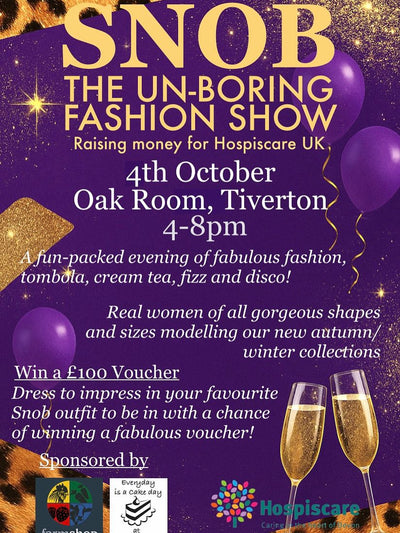 The un-Boring Fashion Show! Secure your Place Now!