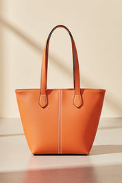 Medium Shopper with Contrast Stitching