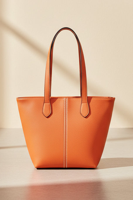 Medium Shopper with Contrast Stitching