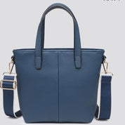 Mini Cross Body Tote Bag / Contrasting Strap