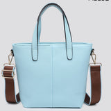 Mini Cross Body Tote Bag / Contrasting Strap