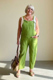 Linen Dungarees
