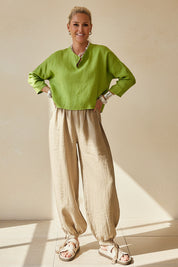 Capri Linen Boxy Shirt