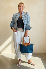 Denim Military Jacket