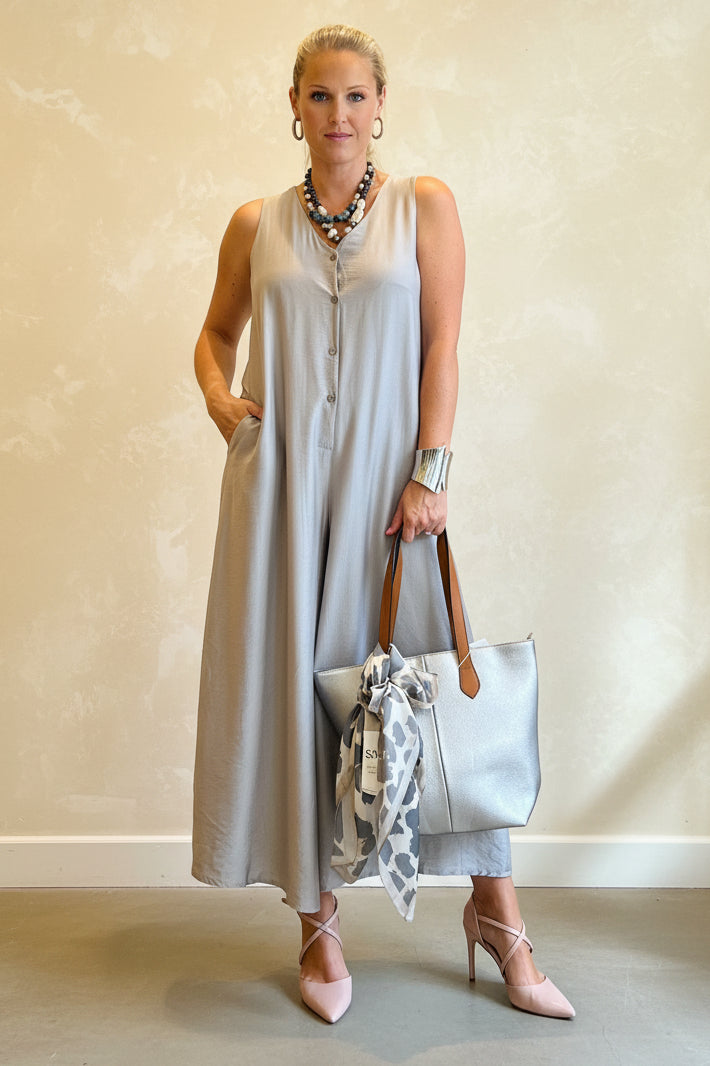 Sleevless Palazzo Jumpsuit