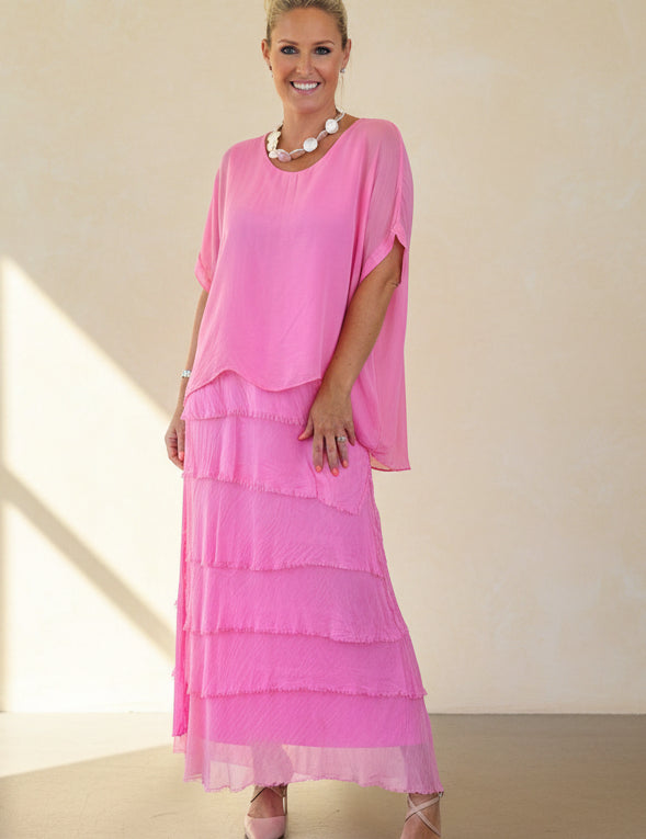 Freya - Silk Maxi Dress