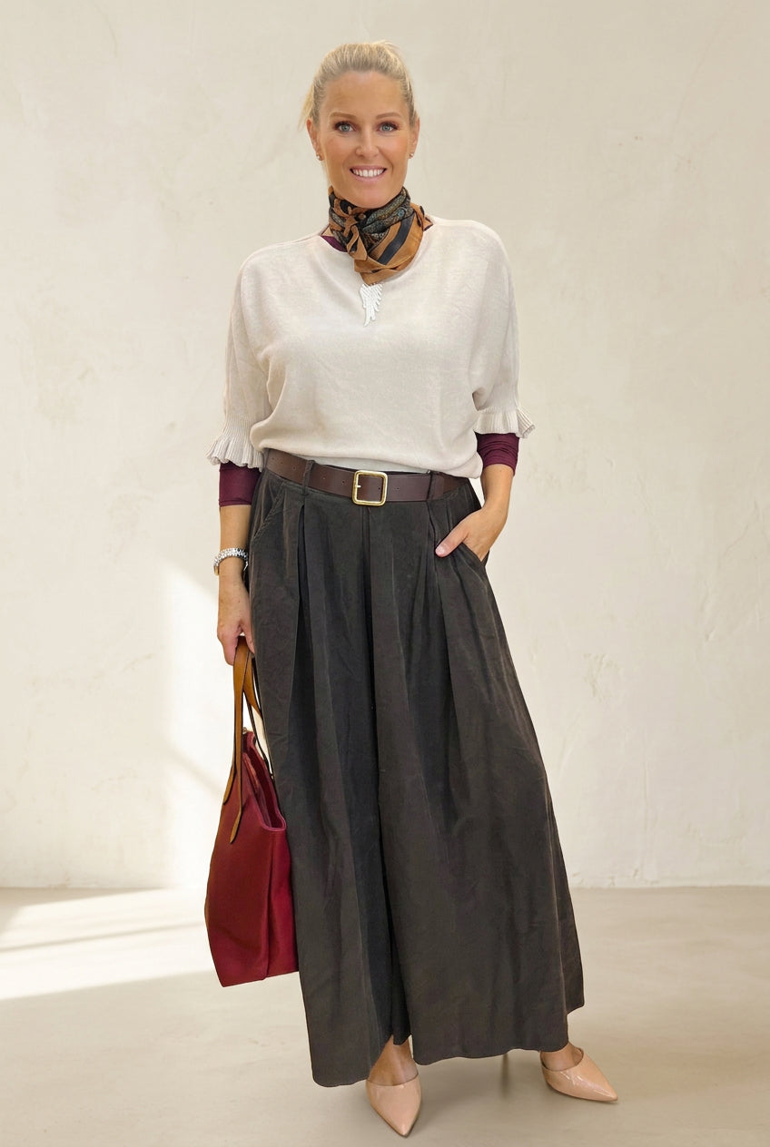 Corduroy Palazzo Culottes