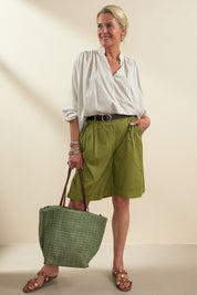 Poplin Bermuda Shorts