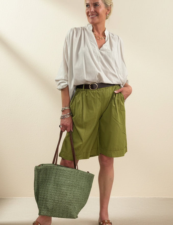 Poplin Bermuda Shorts