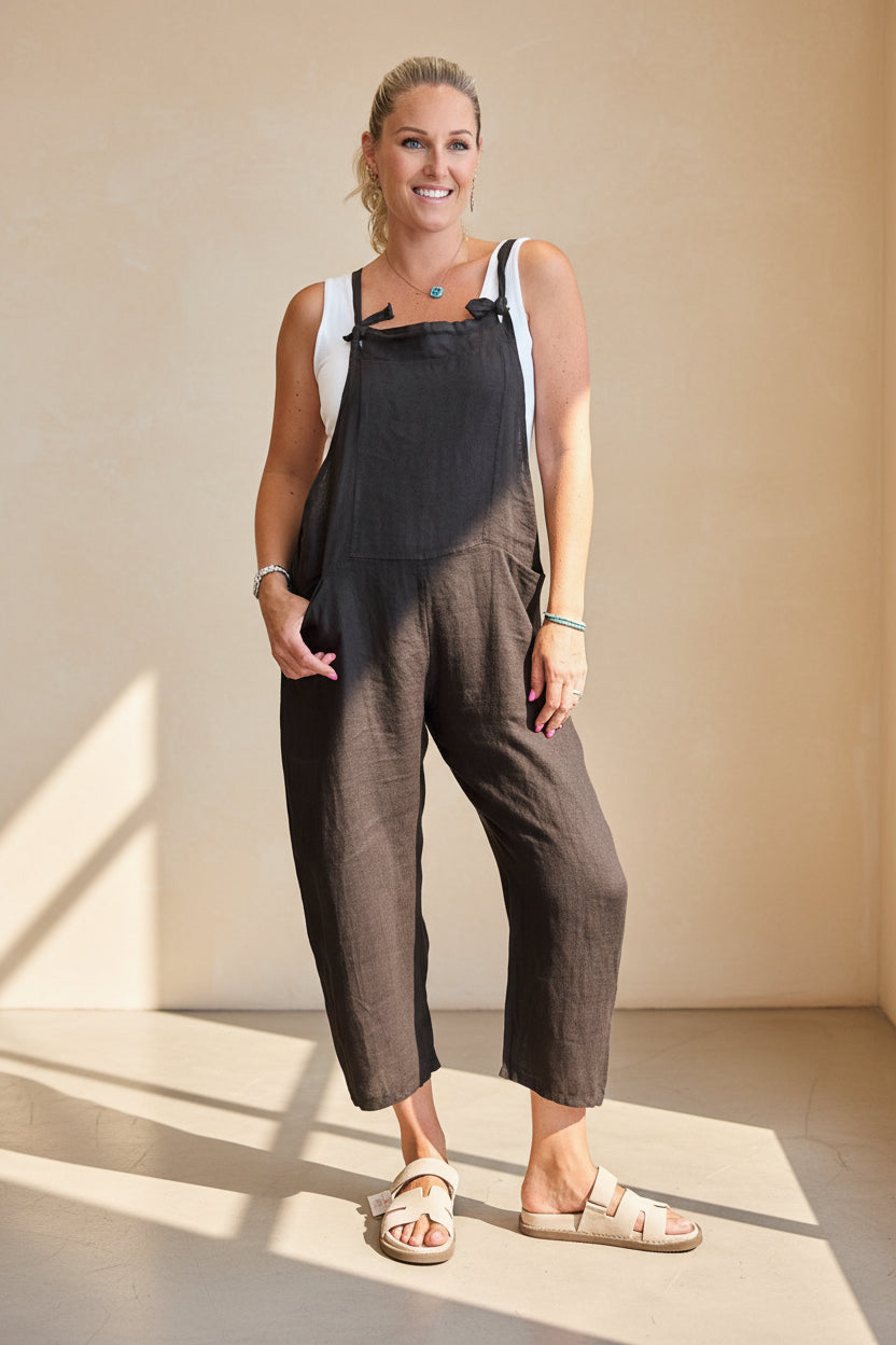 Linen Dungarees