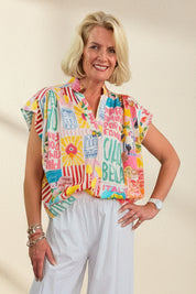Postcard from Naples Cotton Shirt