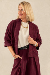Quilted Corduroy Jacket