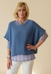 Henley Mesh Layering Top