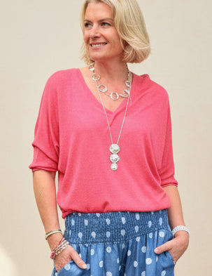 Linen Blend Layering Top