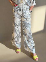 Satin Pyjama Pants - Prints