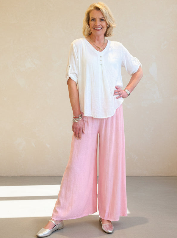 Sorrento - 3 Button V Neck Shirt