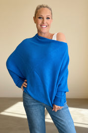 Asymmetric Slouch Italian Soft Knit
