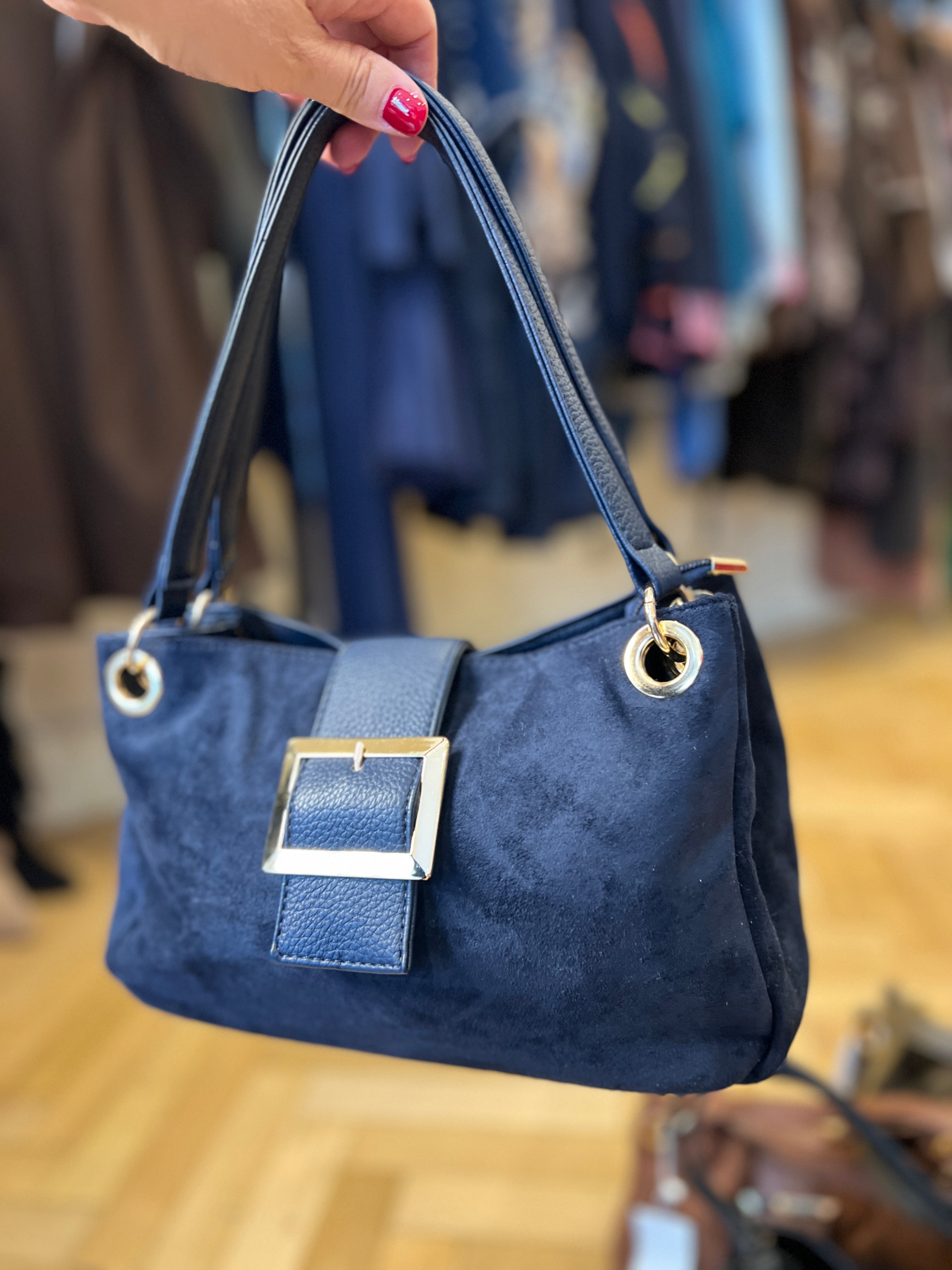 Square Buckle Shoulder Bag