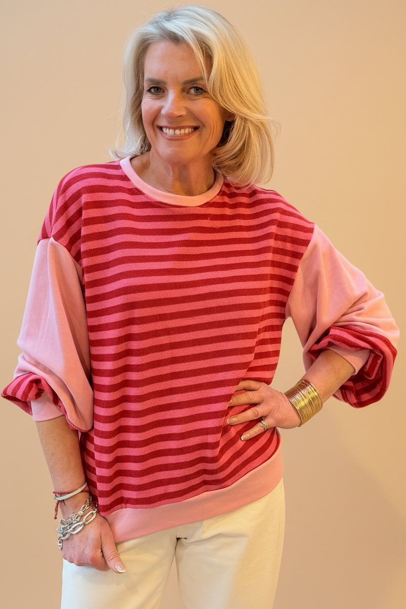 Coast Line - Balloon Sleeve Sweat Shirt