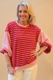 Coast Line - Balloon Sleeve Sweat Shirt