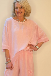 Sorrento Collection - Waffle Pocket Top