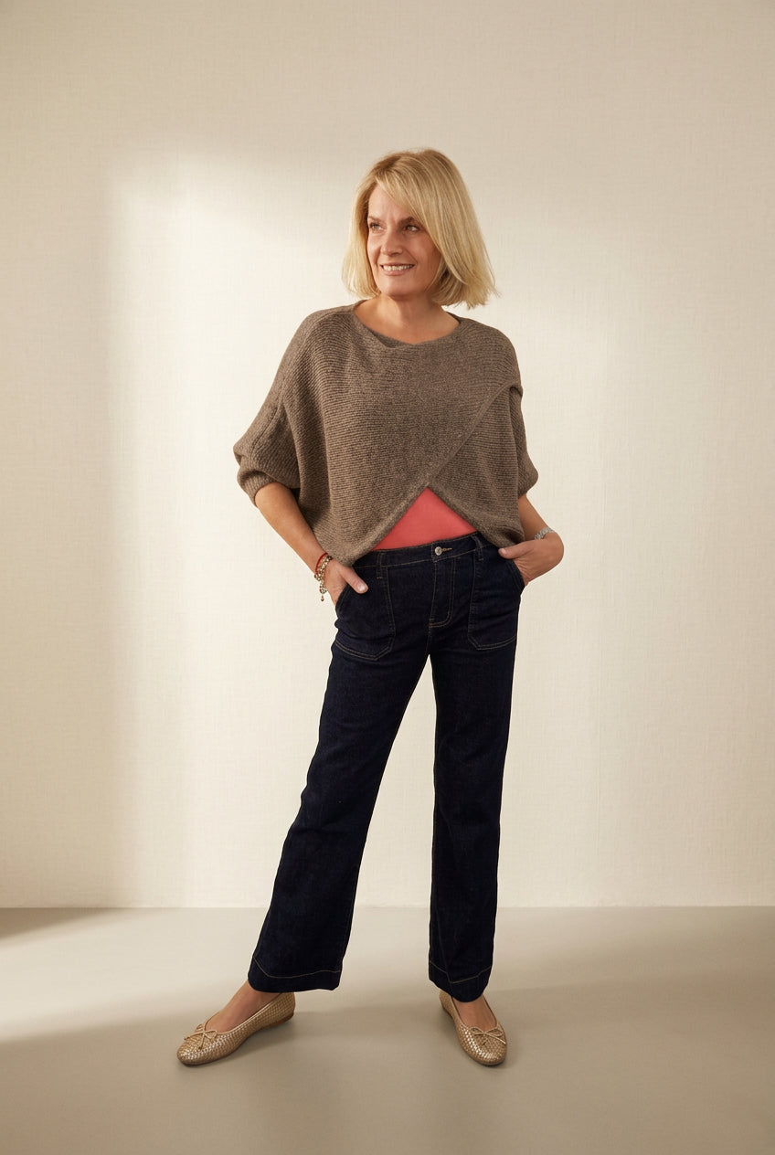 Masie X-Over Chunky Knit