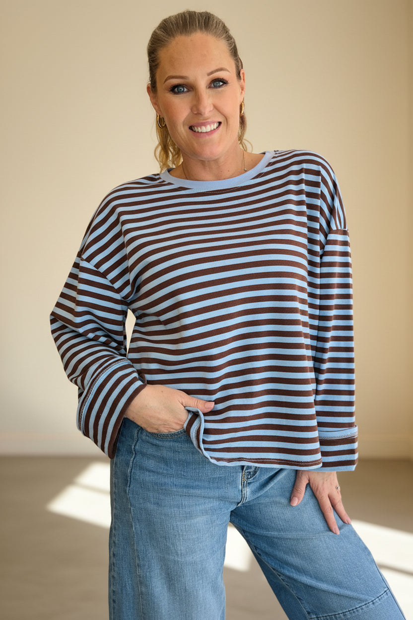 Dolly Mixture Stripe T Shirt