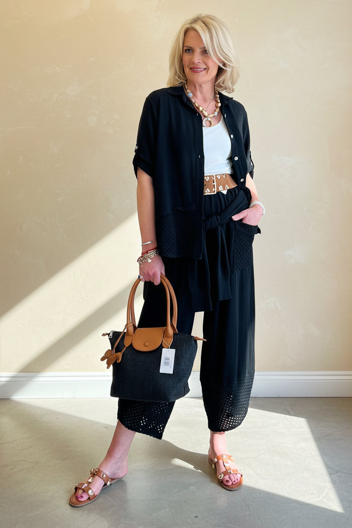 Sorrento - Crochet Cocoon Pants