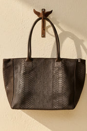 Italian Leather Shopper