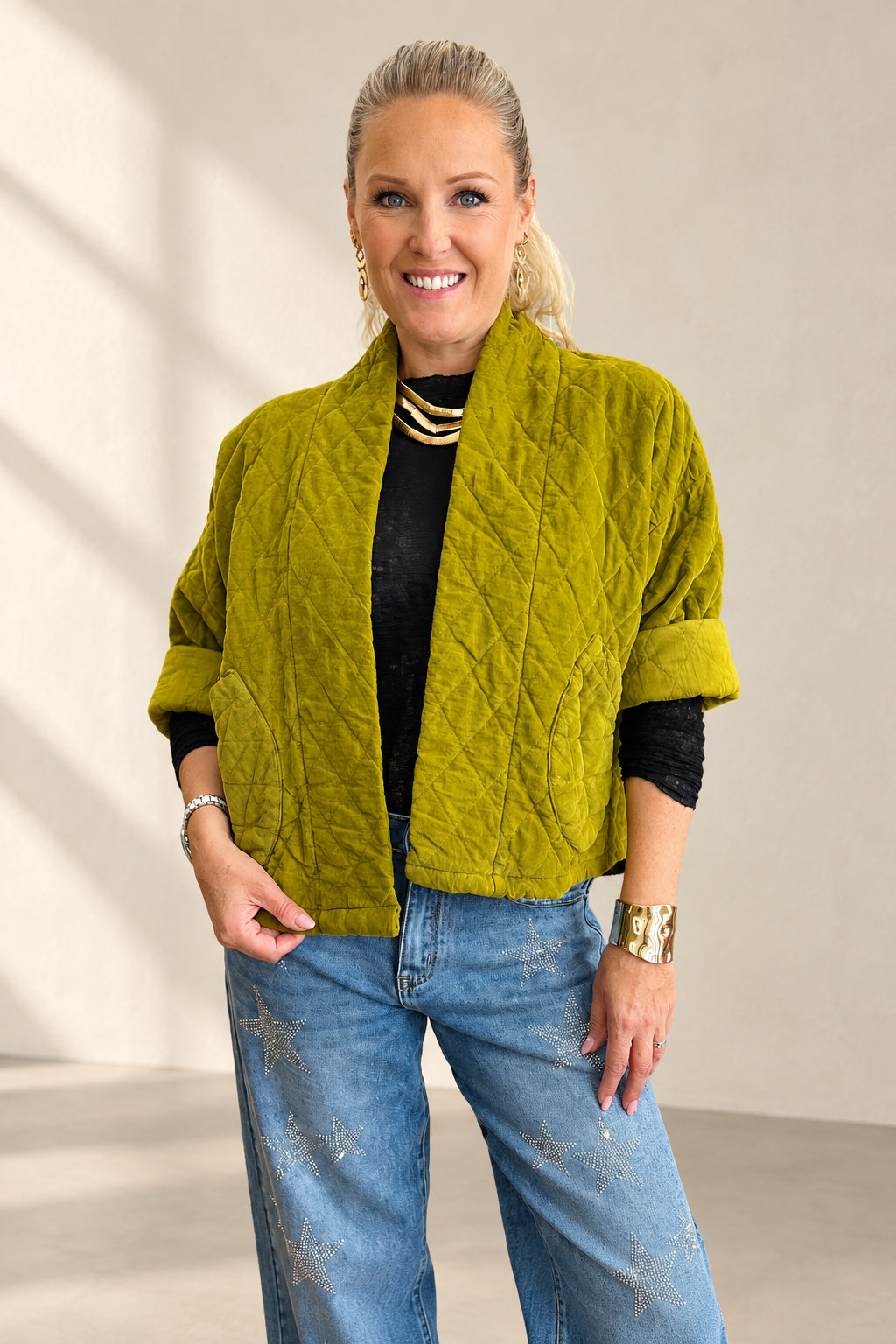 Quilted Corduroy Jacket