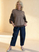 Coast Line - Balloon Sleeve Sweat Shirt