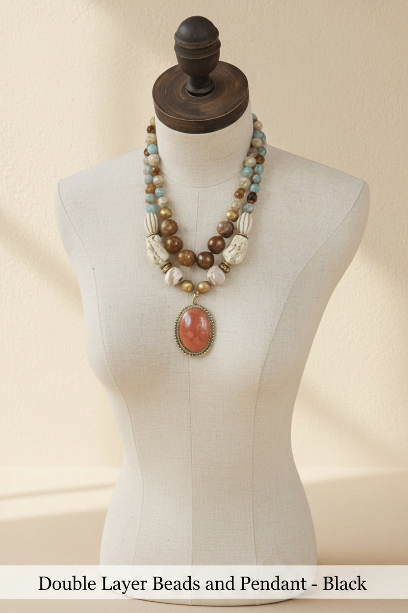 Bo-Ho Bead Necklace Collection