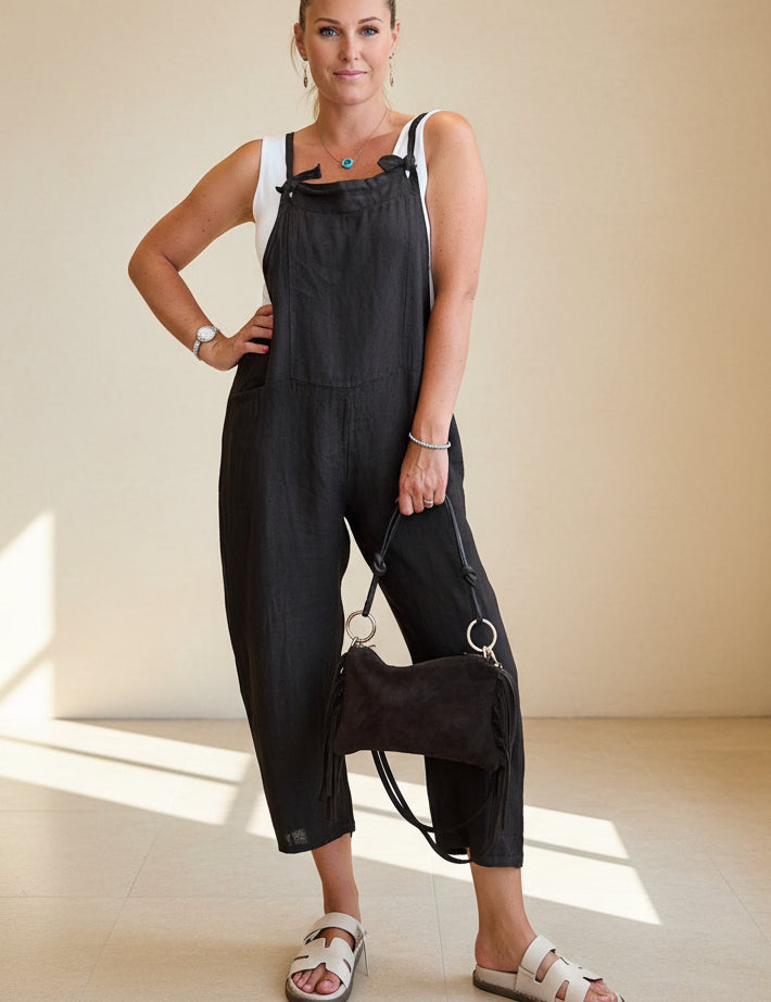 Linen Dungarees