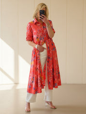 Victoria Floral Shirt Dress