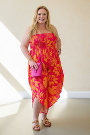 Jungle Batik Print  Romper