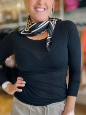 Silky Square Scarf