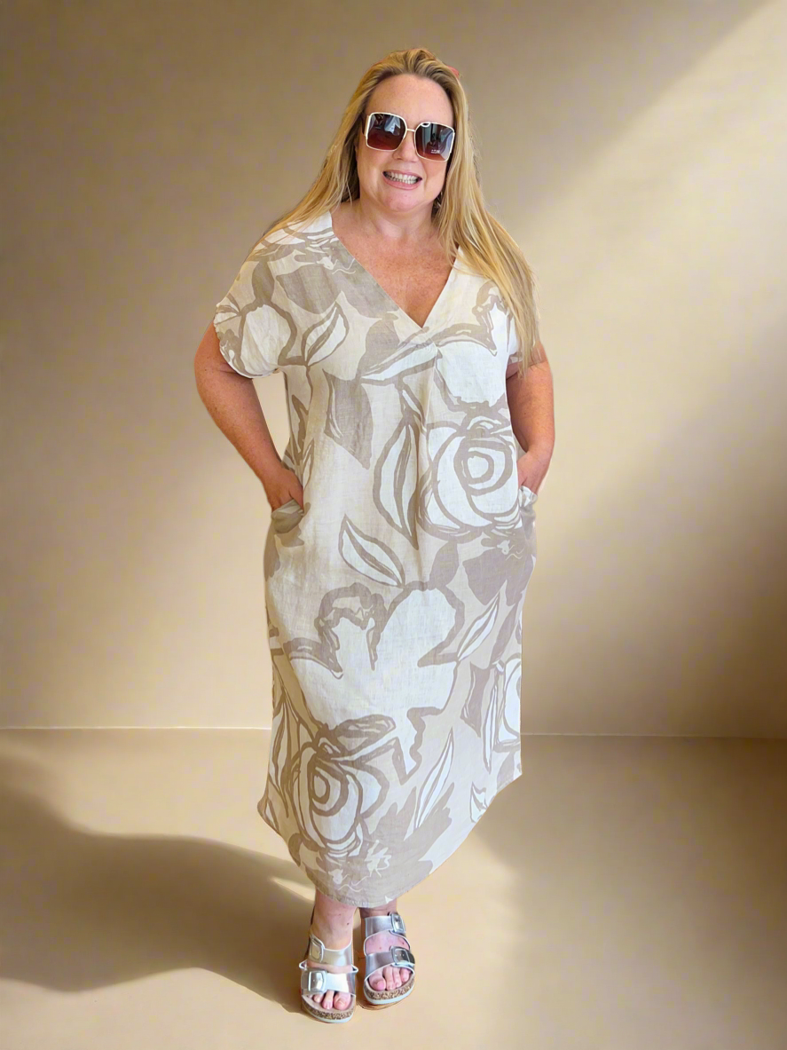 Leonie Linen Dress