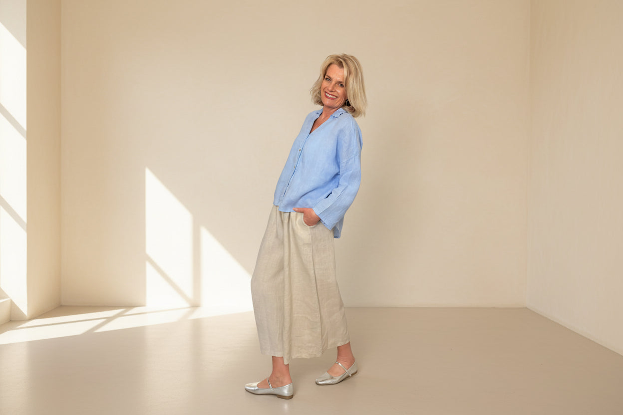 Relaxed Fit Linen Shirt