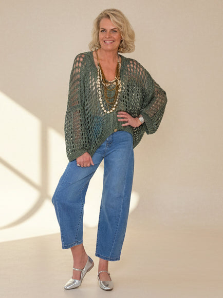 High Waisted Barrell Jeans