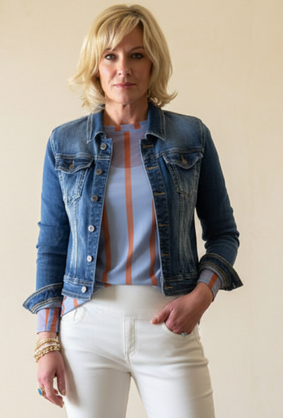 Henley Mesh Layering Top