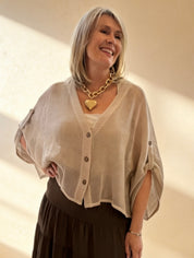 Sorrento Waffle Oversized Jacket