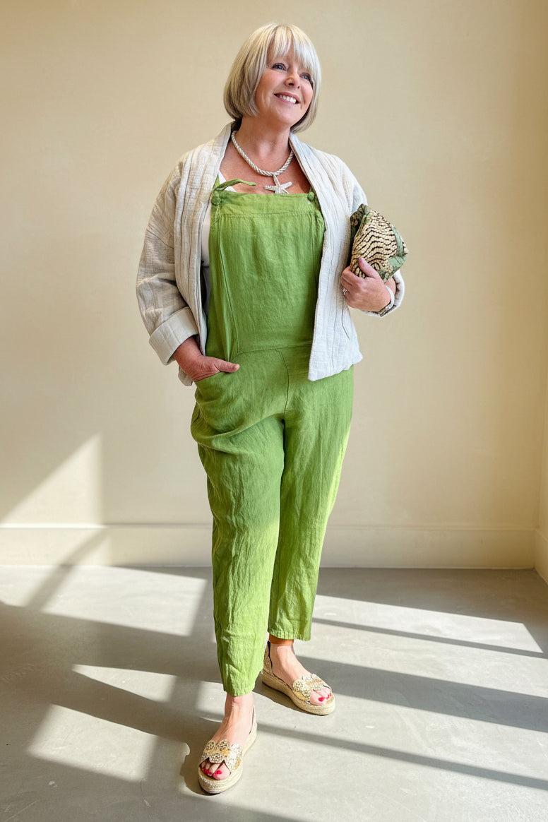 Linen Dungarees