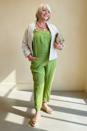 Linen Dungarees