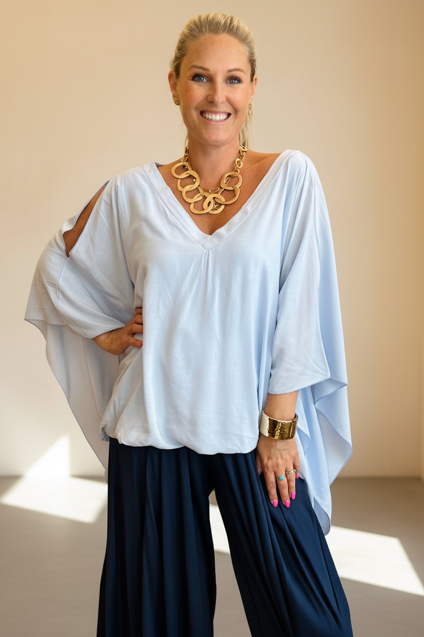 Papillon Cold Shoulder Top
