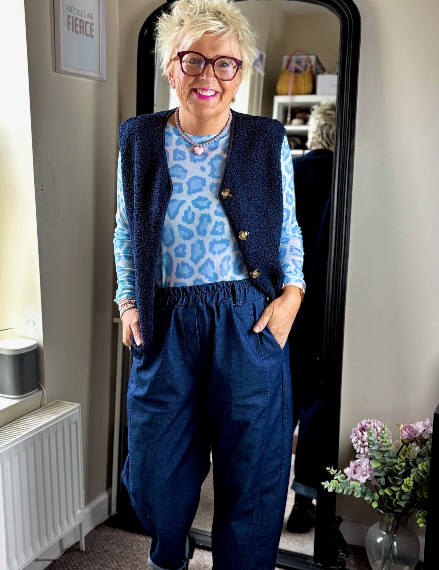 Leona Layering Mesh Top