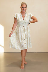 Floral Ditsy Midi Dress
