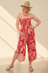 Jungle Batik Print  Romper