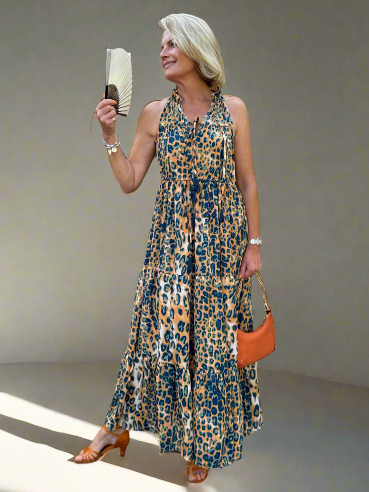 Midnight Safari Maxi Dress